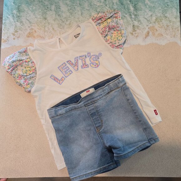Levi's Other - Girls Slim Levis 5T Spring Short Set